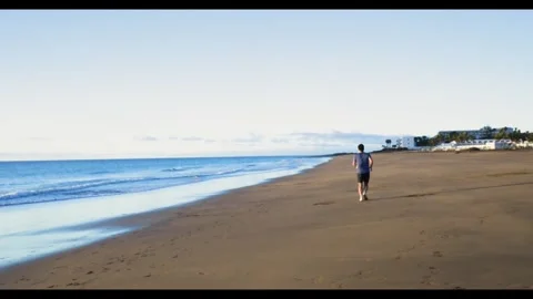 Ocean beach waves Video stock 273698048