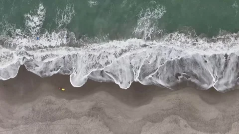 Ocean Beach Waves Panorama 库存影片 272272506