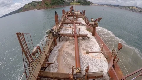 OCEAN BED DREADGER GOPRO 2 Stock Footage 96153715