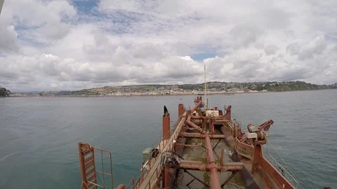 OCEAN BED DREDGER GOPRO Stock Footage 96154172