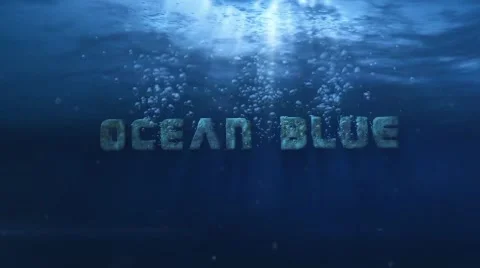 Ocean Blue - Underwater Logo Opener Stock After Effects