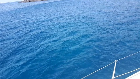 Ocean From Boat 1 Stock Footage 96466467