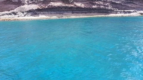 Ocean From Boat with Rocks 2 Video stock 96467470