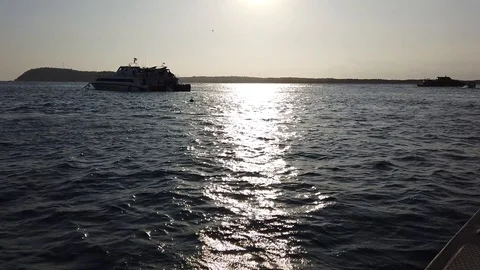 Ocean Boatride 스톡 동영상 125903969