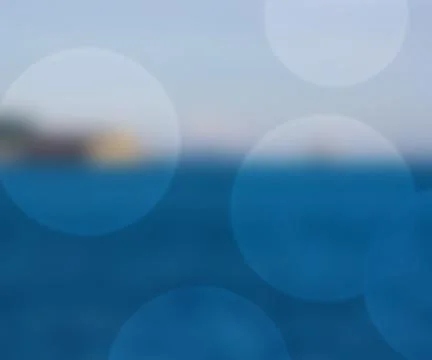 Ocean bokeh background Stock Illustration