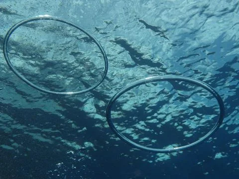 Ocean bubbles! Stock Photos
