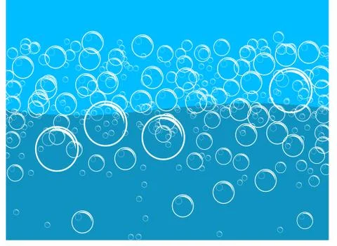 Ocean Bubbles (Vector) Stock Illustration