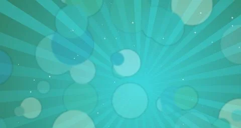 Ocean burst with radial light effect Stock Illustration