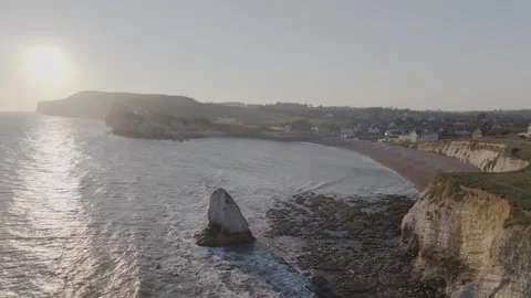 The ocean is calm and the sun is setting Stock Footage 306577194