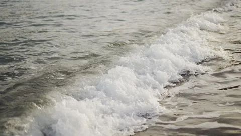 The ocean is calm and the waves are small Stock Footage 297951249