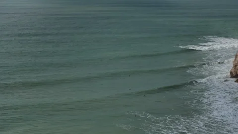 The ocean is calm and the waves are small Video stock 298251558