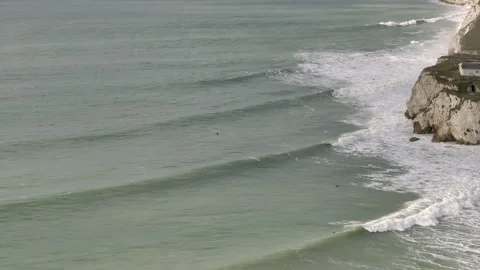 The ocean is calm and the waves are small Stock-Footage 298286740