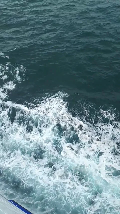 Ocean captured from ship Stock Footage 164090104