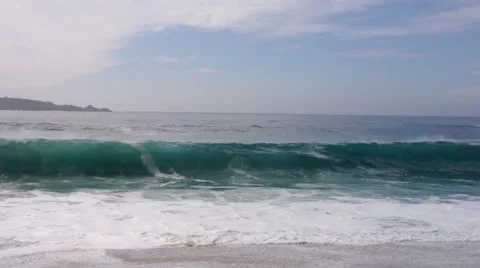 Ocean in Carmel California Stock Footage 40296849