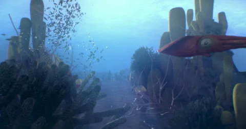 Ocean cataclysmic event wipes out trilobite Vidéo 245211091