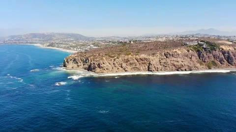 Ocean Cliff Approach 스톡 동영상 116194060