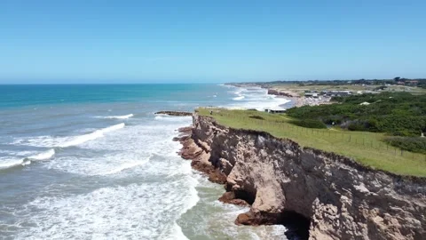 Ocean cliff Stock Footage 245480013