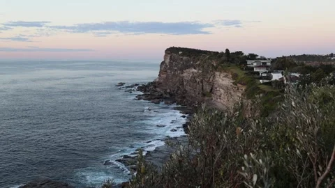 Ocean Cliff Stock Footage 247263891