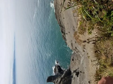 Ocean Cliff View Stock Photos