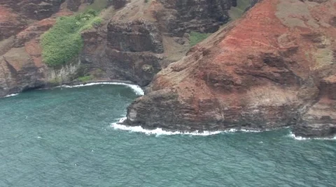 Ocean Cliffs Aerial Видео 5295325