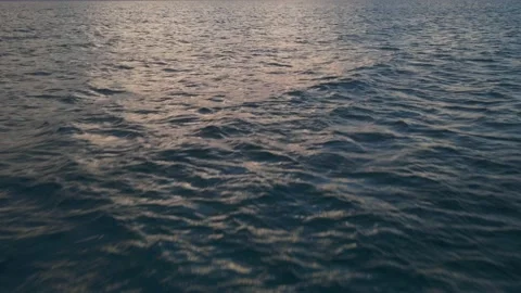 Ocean close up sunset Stock Footage 234730198