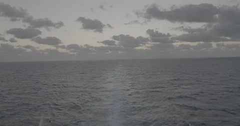Ocean with Clouds Stock Footage 168437979