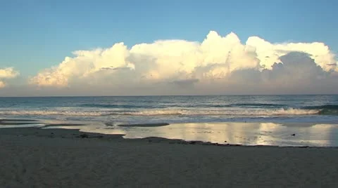 Ocean clouds waves slomo 1 스톡 동영상 12291931