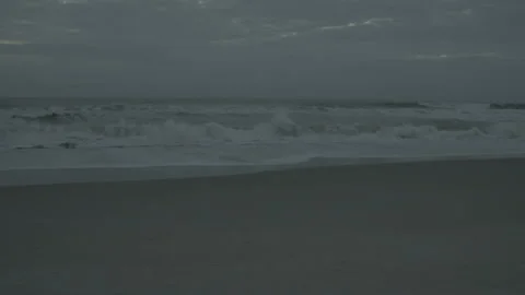 Ocean cloudy sky with waves Stock Footage 171147230