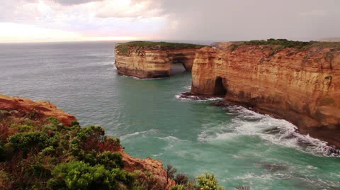 Ocean Coast in Australia Stock Footage 23722620