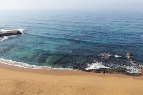 Ocean coastline in Ericeira Stock Photos