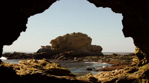 Ocean Cove Time Lapse Stock Footage 31988822