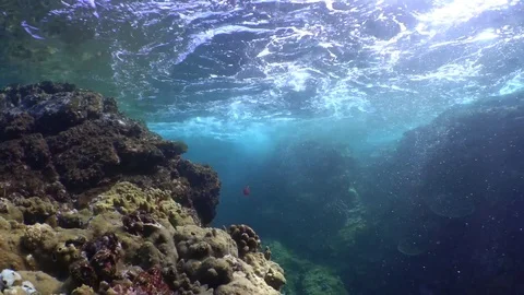 Ocean Current Running Stock Footage 80408517