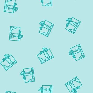 Ocean depth gauge world ocean line vector seamless pattern 스톡 일러스트