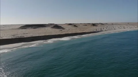 Ocean to desert Video stock 153117712