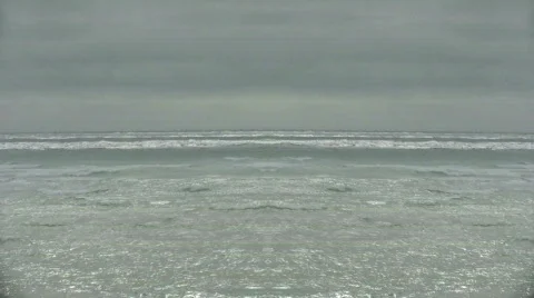 Ocean divided Stock Footage 121028