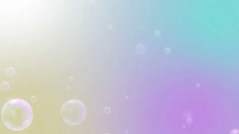 Ocean diving air aqua blue bubbles in Gardient background. Vidéo 201585109