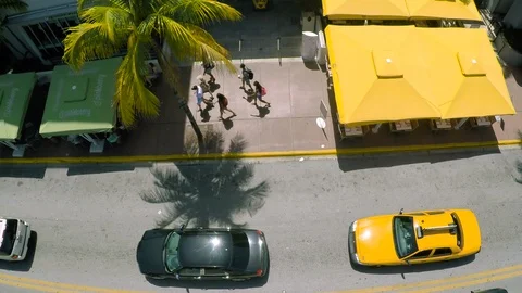 Ocean drive hotel pool Stock Footage 103516509