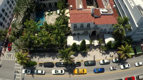 Ocean Drive Mansion 16 Stock Footage 103522630