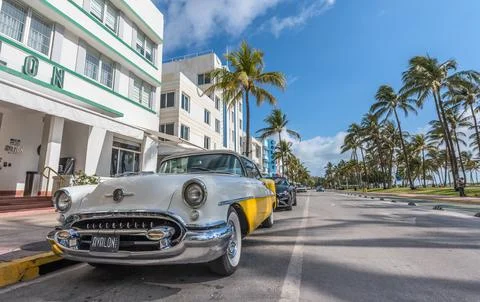 Ocean Drive marvels Stock Photos