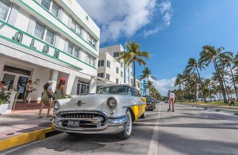 Ocean Drive marvels Stock Photos