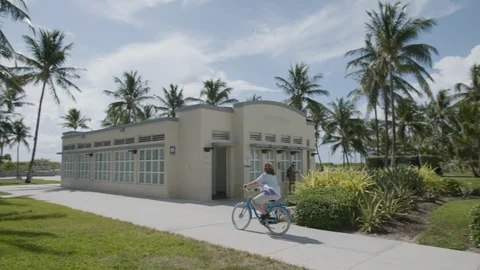 Ocean Drive Miami Beach 5 Video stock 104018766