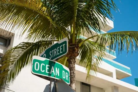 Ocean drive Stock Photos
