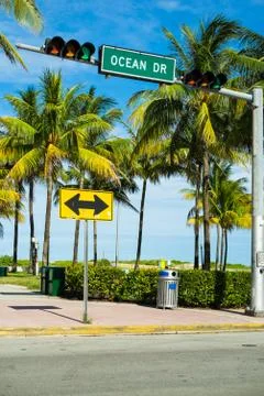Ocean drive Foto stock