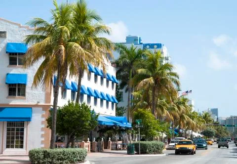 Ocean drive Stock Photos