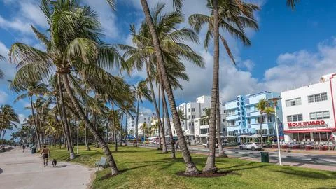 Ocean Drive Stock Photos