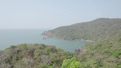 Ocean drone shot Video stock 245840136