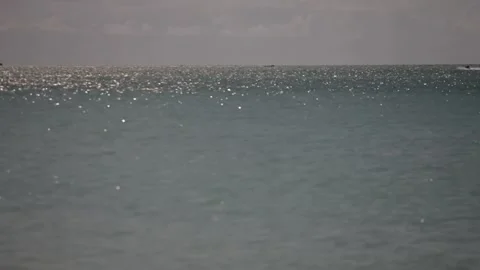 Ocean during noon cloudy Stock Footage 260578360
