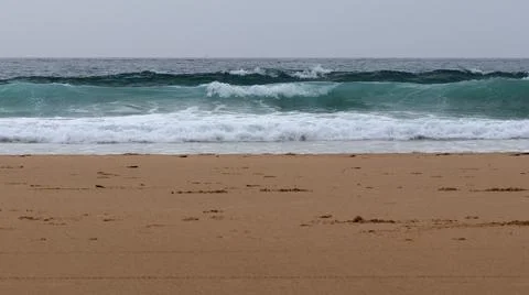 Ocean Emerald Green Waves Stock Photos