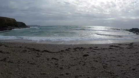 Ocean England 4k Stock Footage 162257758