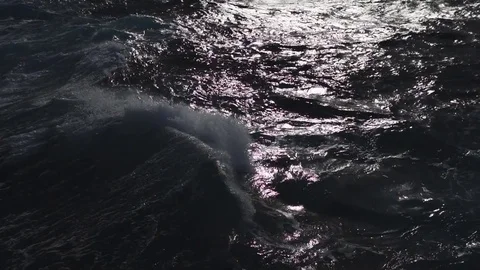 Ocean epic waves background. Stock Footage 77371429